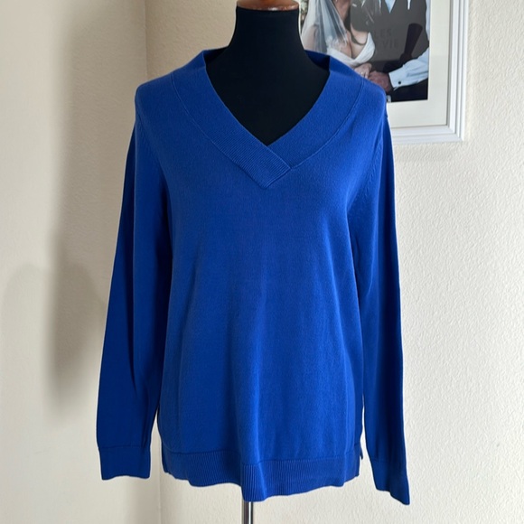Karen Scott V Neck Sweater - Picture 1 of 5